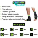 Kit Tornozeleira de Compressão Ortofix Estabilizadora Ajustável Tornozeleira Ortopédica