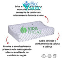 Travesseiro Cervical Ortopédico Terapêutico com Infravermelho Travesseiro Cervical
